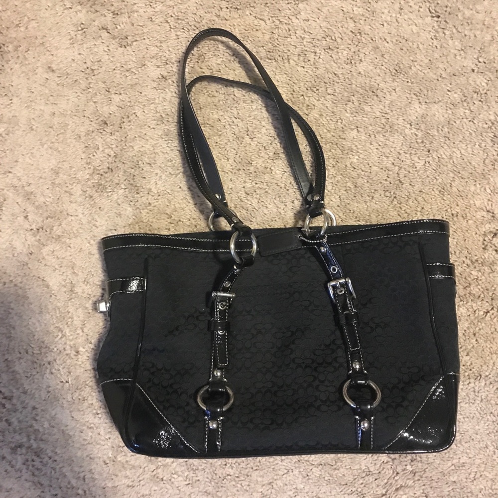 Coach Black Shoulder Bag